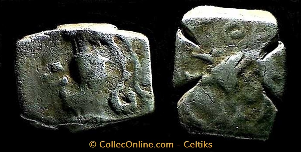 monnaies antiques celtes drachme au sanglier avec sexe spirale