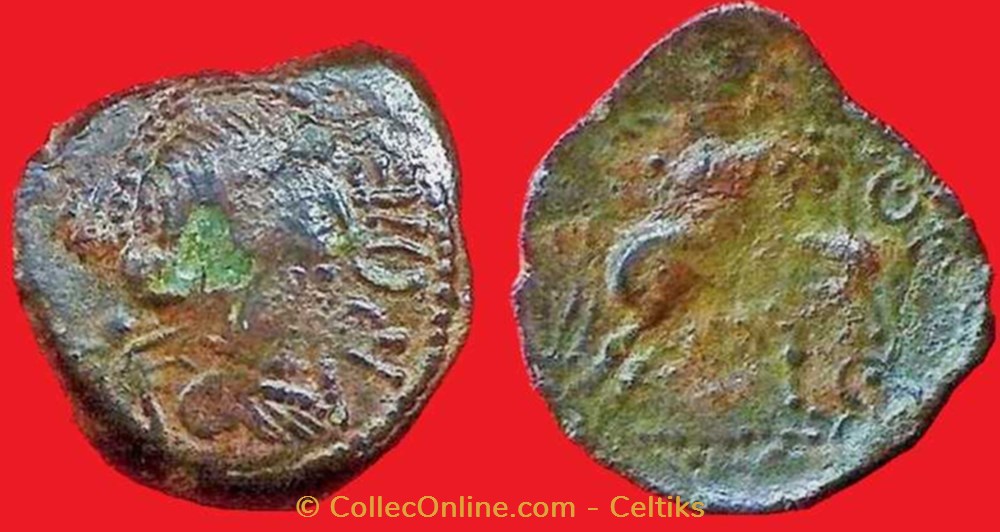 bronze ROVECA - classe 5 monnaies antiques celtes bronze roveca classe 5