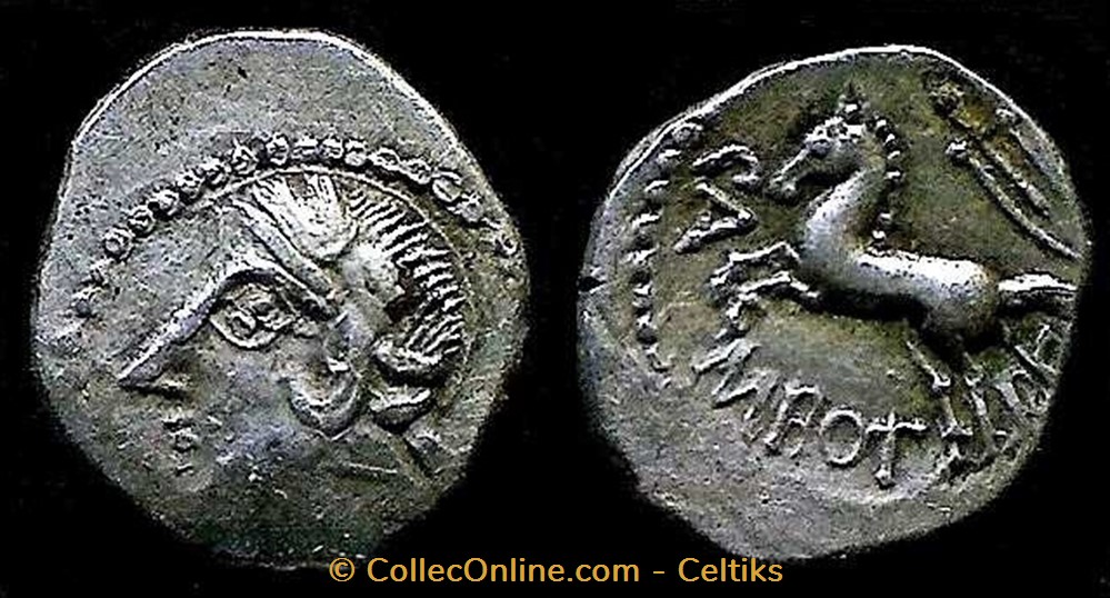 monnaies antiques celtes denier cambotre