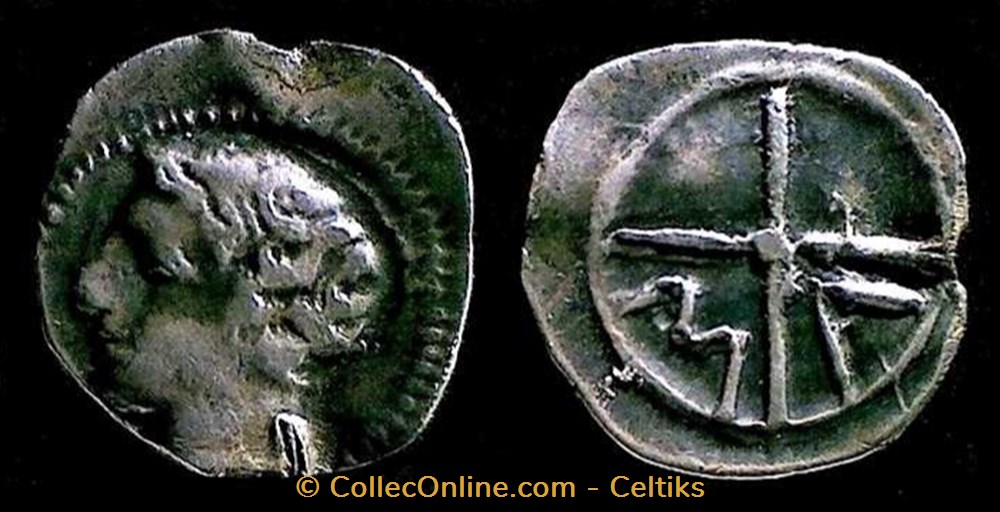 obole MA tête à gauche monnaies antiques celtes obole ma tete a gauche