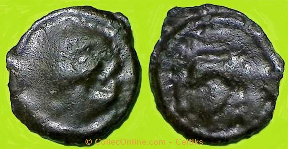 potin au sanglier monnaies antiques celtes potin au sanglier