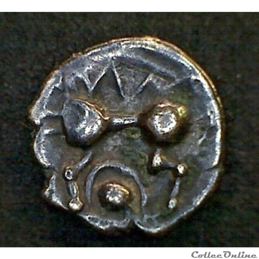 série 380 DT 2383 var obole du pont de la chaloire monnaie antique gauloise serie 380 dt 2383 var obole du pont de la chaloire