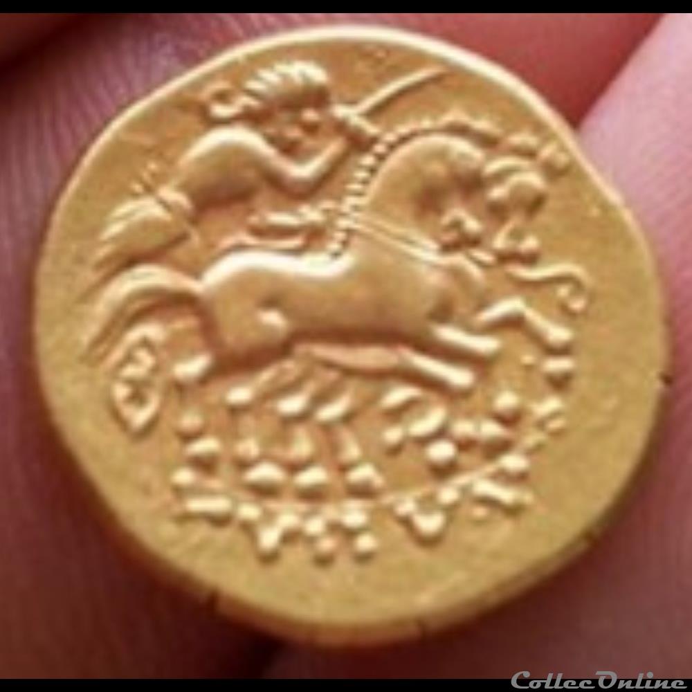 Hémistatère type d’Herminal-les-Vaux monnaies antiques av jc ap celtes hemistatere type d herminal les vaux