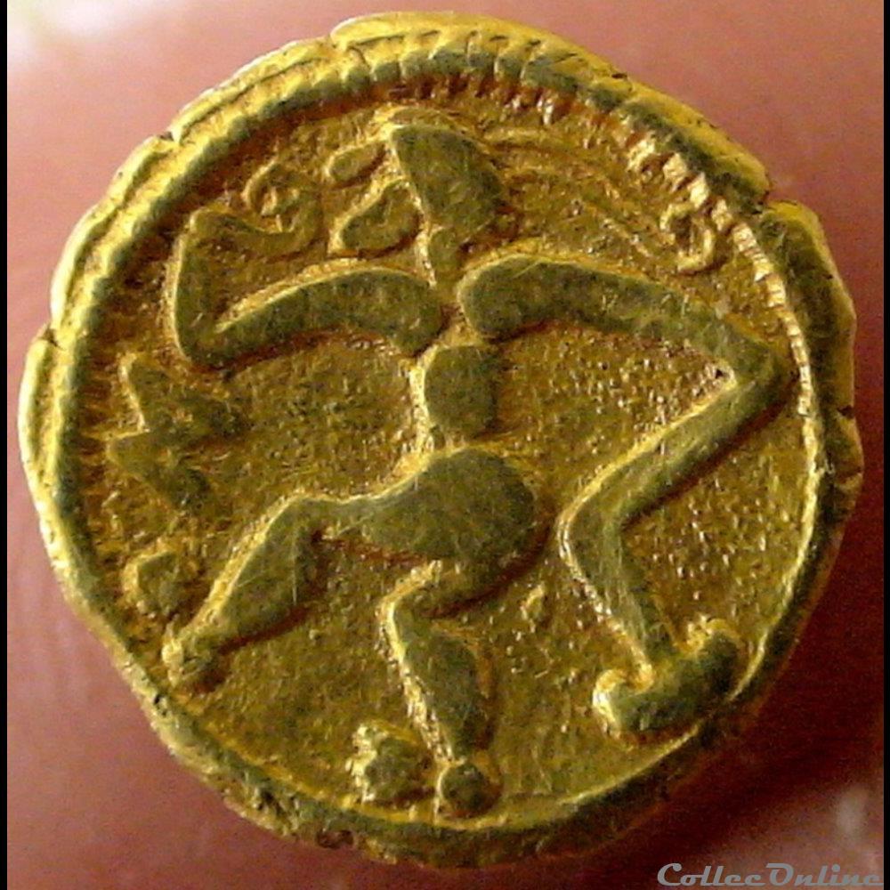 monnaies antiques av jc ap celtes dt 2024 quart de statere type pontife forgeron