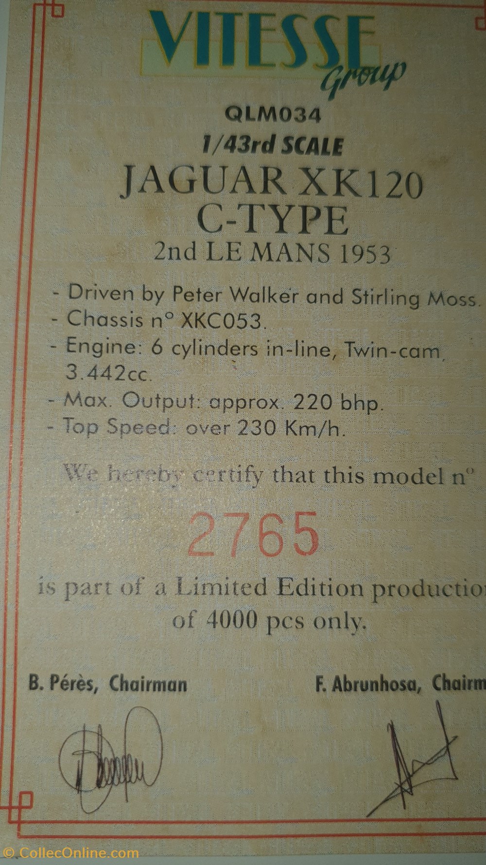 Jaguar xk 120 type c modeles reduits voitures jaguar xk 120 type c