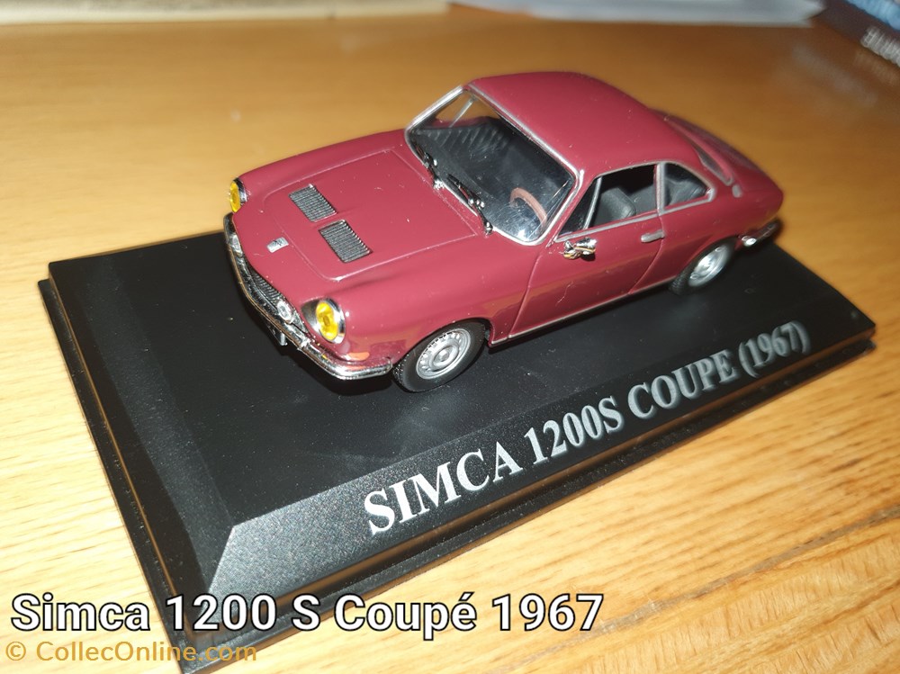 Simca 1200 S coupé modeles reduits voitures simca 1200 s coupe