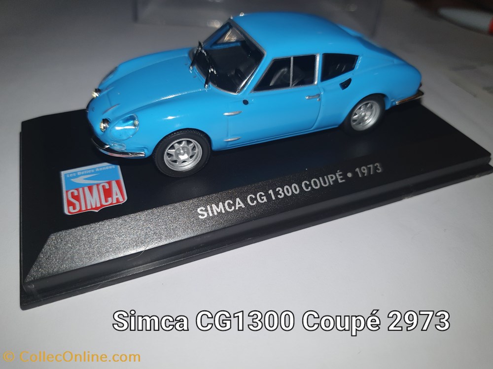 Simca CG 1300 coupé modeles reduits voitures simca cg 1300 coupe