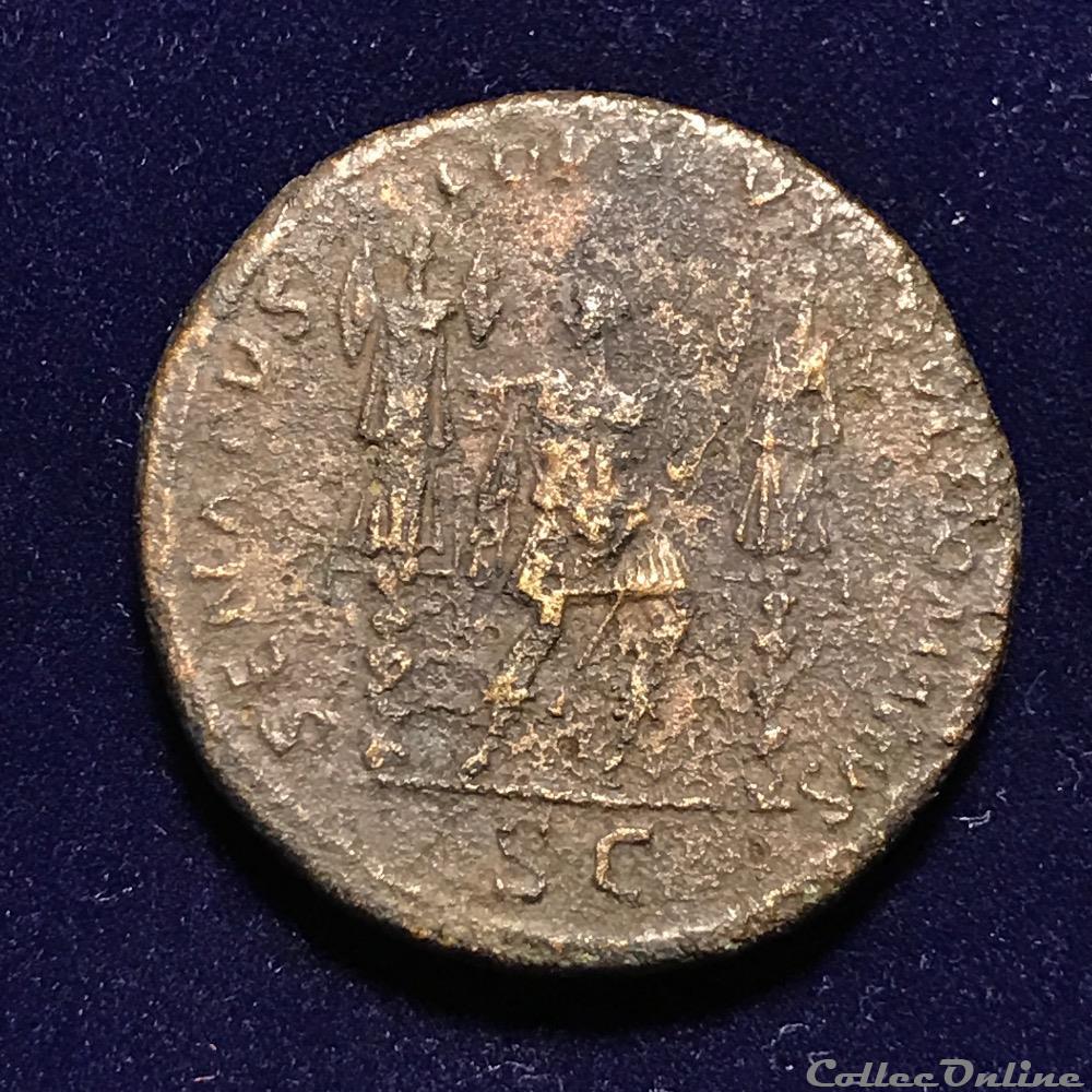 monnaie dupondius trajan