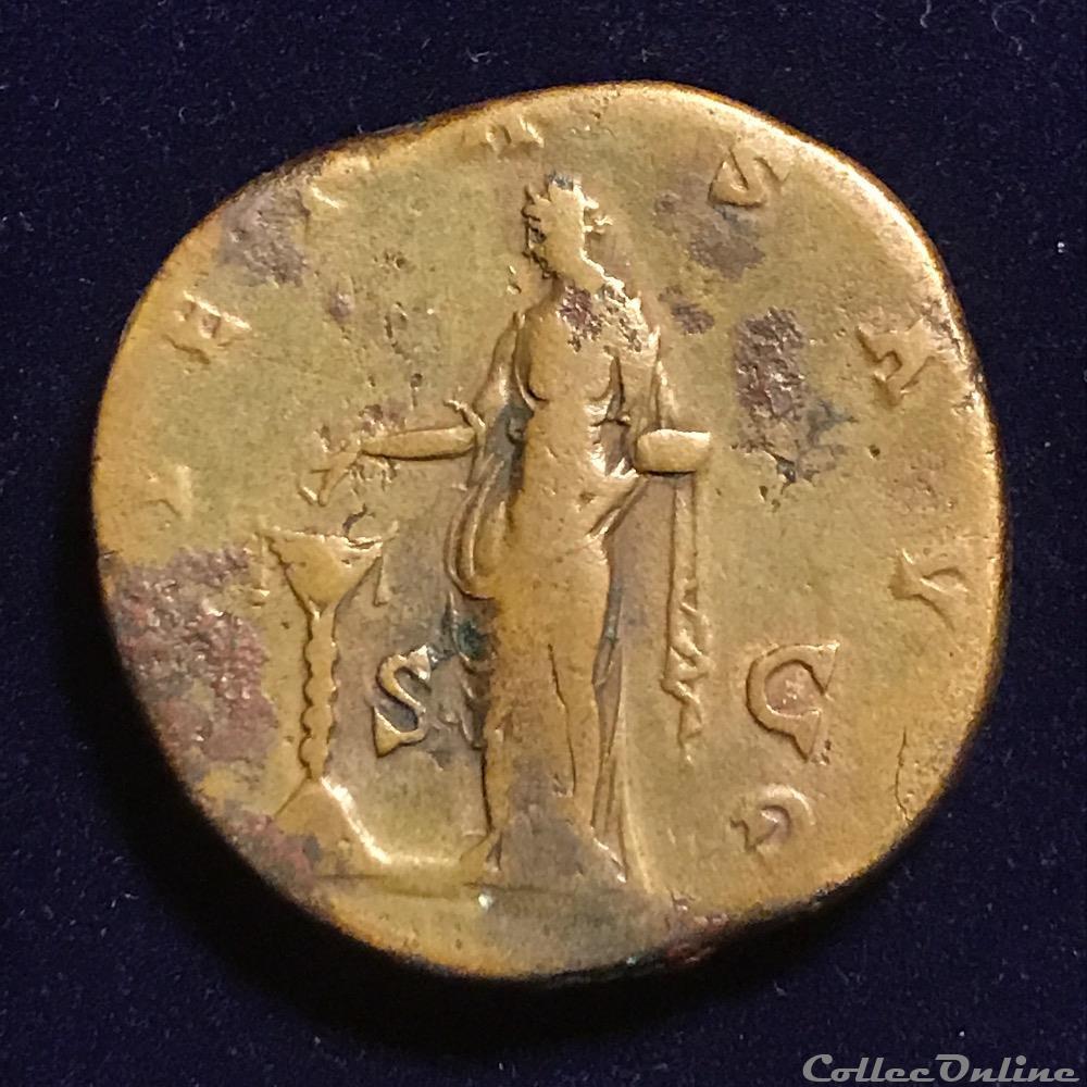 monnaie sesterce faustine