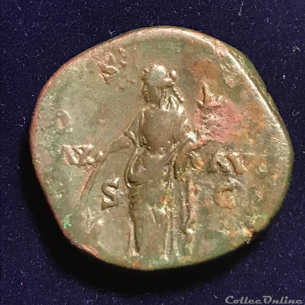 monnaie sesterce antonin le pieux