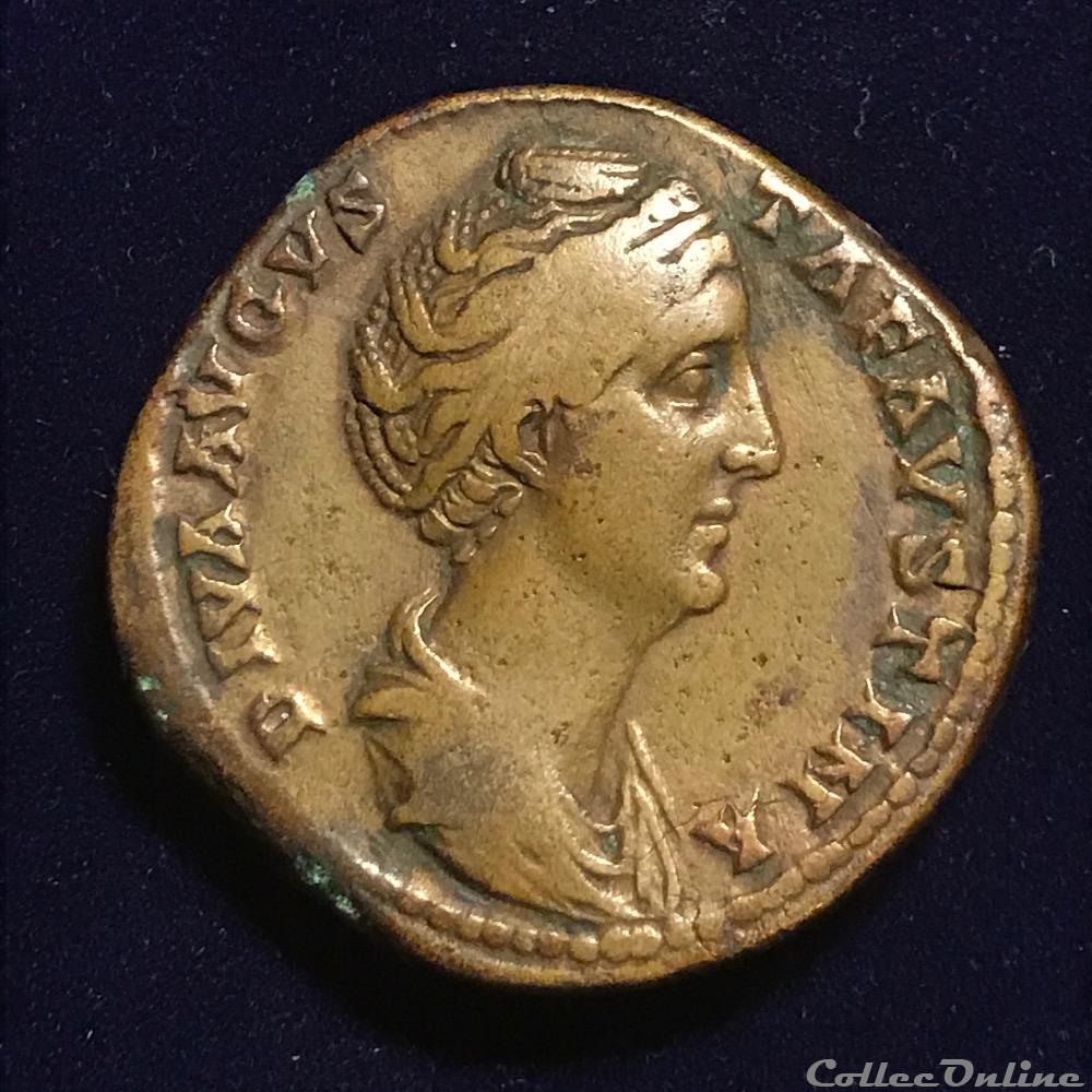 monnaie sesterce faustine