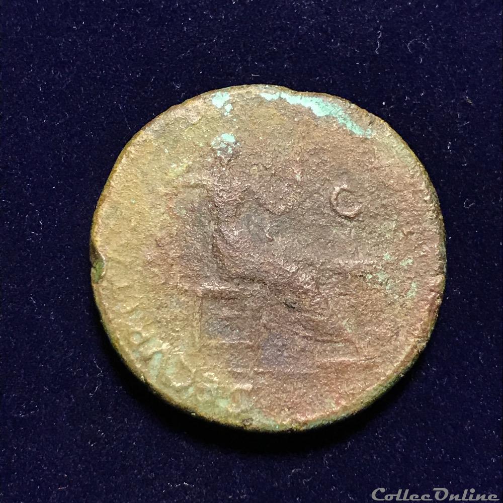 Dupondius Vespasien monnaie dupondius vespasien