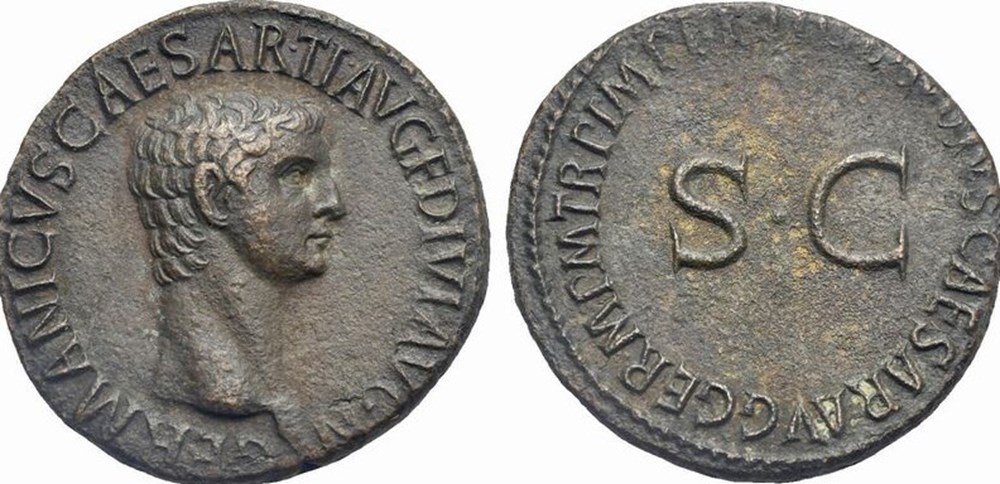 munzen antike bis romische imperial und republik germanicus as