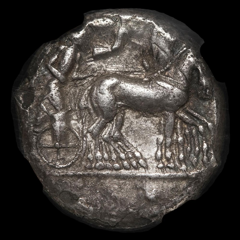 coins ancient to greek deinomenid syracuse ar tetradrachm rare die combination