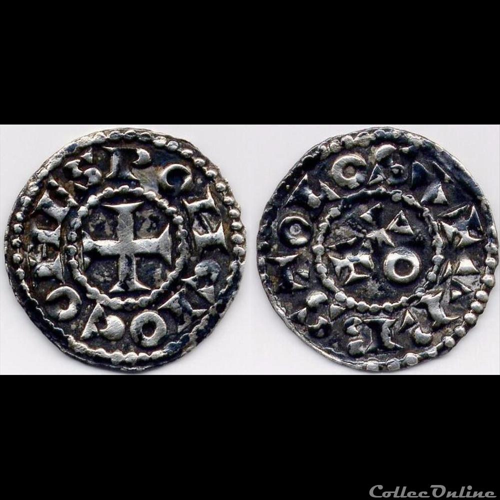 monnaie france feodale denier de pons 1037 1060