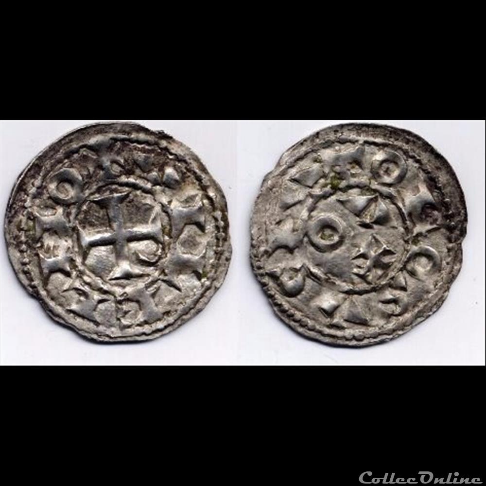 DENIER DE GUILLAUME III TAILLEFER (998/1003 - 1037) monnaie france feodale denier de guillaume iii taillefer 998 1003 1037