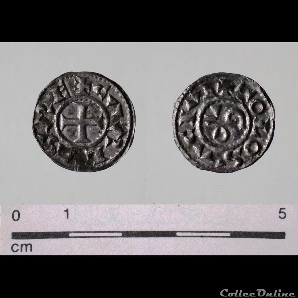 DENIER DE CHARLES III LE SIMPLE, monnaie france feodale denier de charles iii le simple