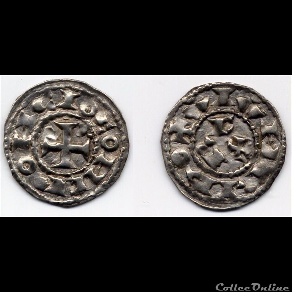 OBOLE DE PONS ET HENRI Ier monnaie france feodale obole de pons et henri ier
