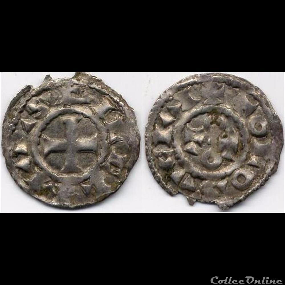OBOLE DE GUILLAUME III TAILLEFER ? (998/1003 - 1037) monnaie france feodale obole de guillaume iii taillefer 998 1003 1037