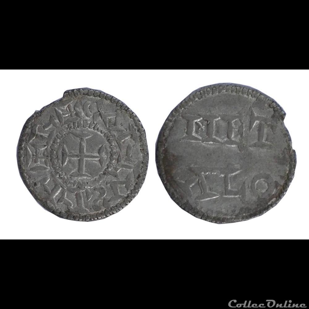 POITOU - MELLE - DENIER DE CHARLES LE CHAUVE monnaie france carolingienne poitou melle denier de charles le chauve