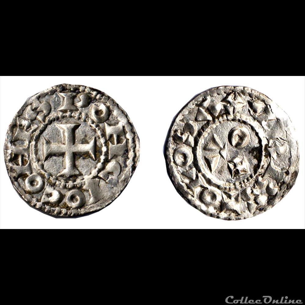 DENIER DE PONS (1037 - 1060) monnaie france feodale denier de pons 1037 1060