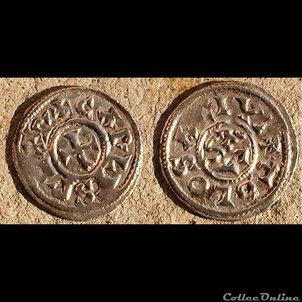 OBOLE DE CHARLES LE CHAUVE - TOULOUSE monnaie france carolingienne obole de charles le chauve toulouse