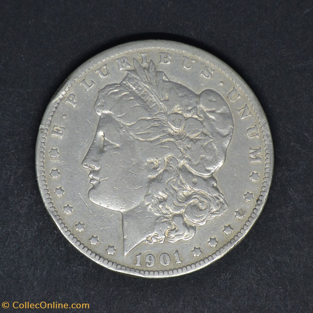 Morgan Dollar 1901 O coin world united state morgan dollar 1901 o