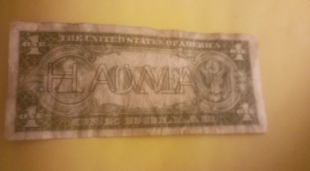 1 Dollar 1935-A Hawaii billetes america del norte estados unidos 1 dollar 1935 a hawaii