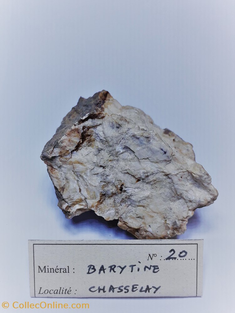 BARYTINE mineraux meteorites barytine