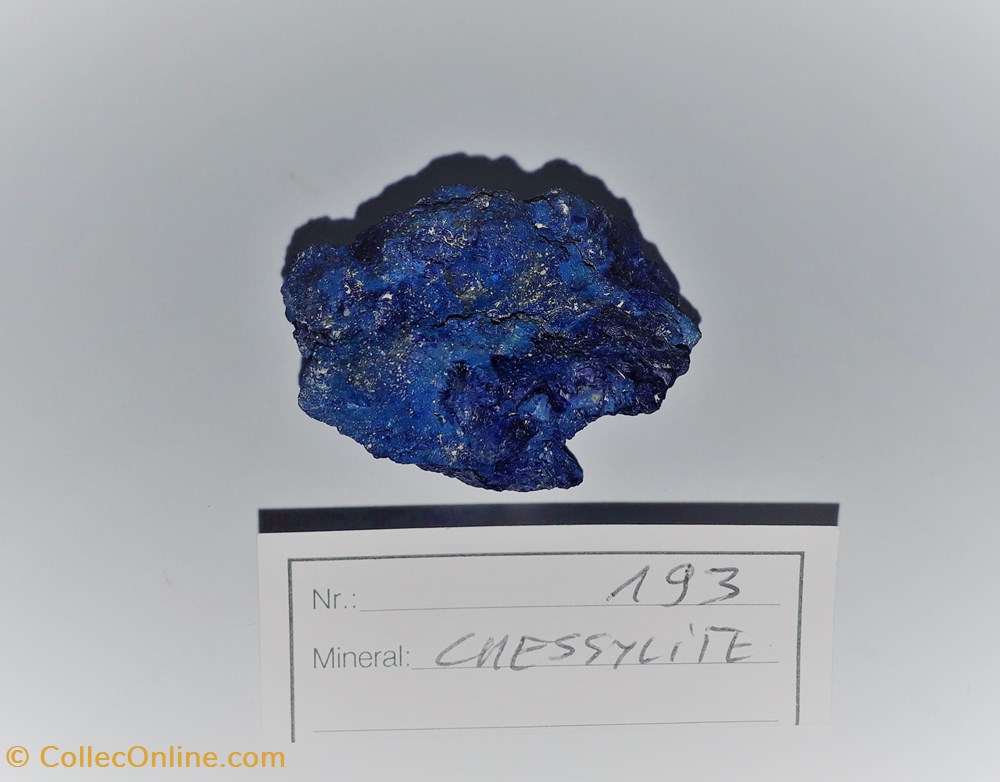 CHESSYLITE mineraux meteorites azurite chessylite