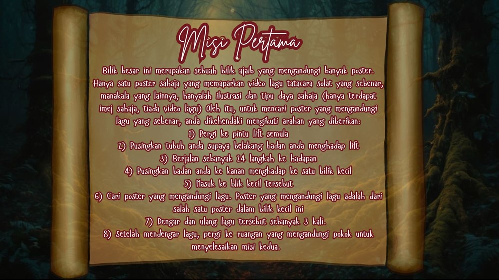 misi pertama