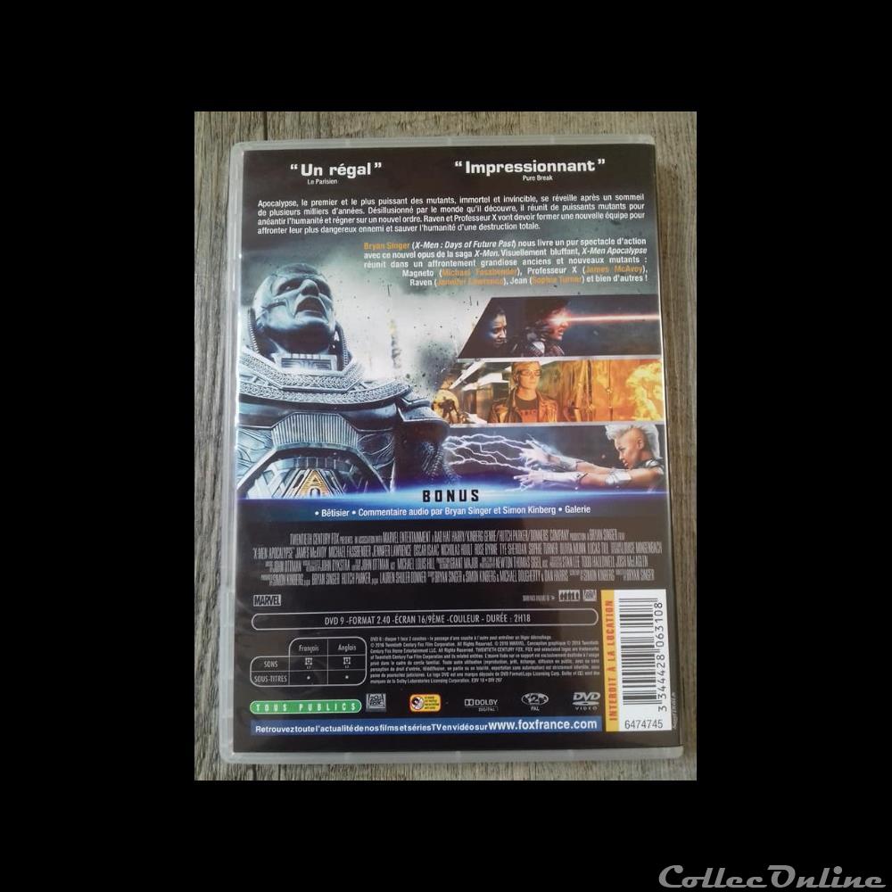X-Men : Apocalypse - Edition simple 3 film dvd blu ray x men apocalypse edition simple
