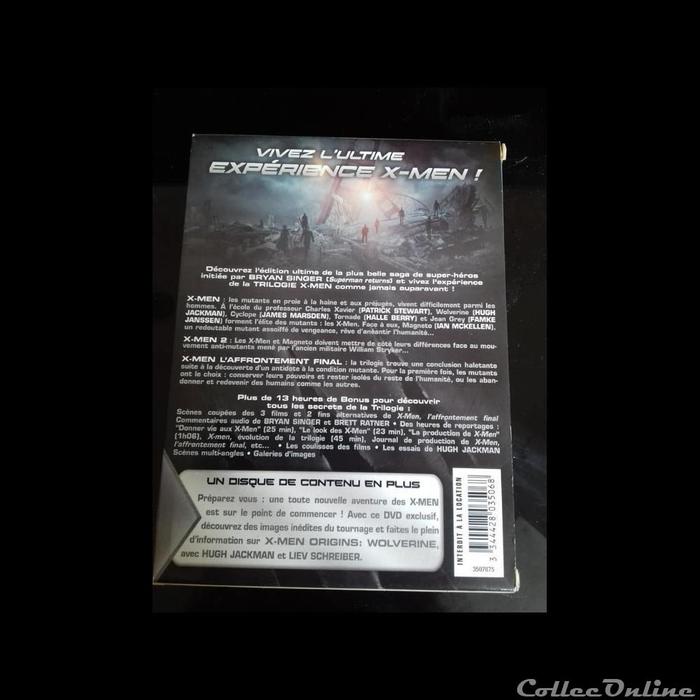 X-Men : La Trilogie - Edition Ultime 5 film dvd blu ray x men la trilogie edition ultime