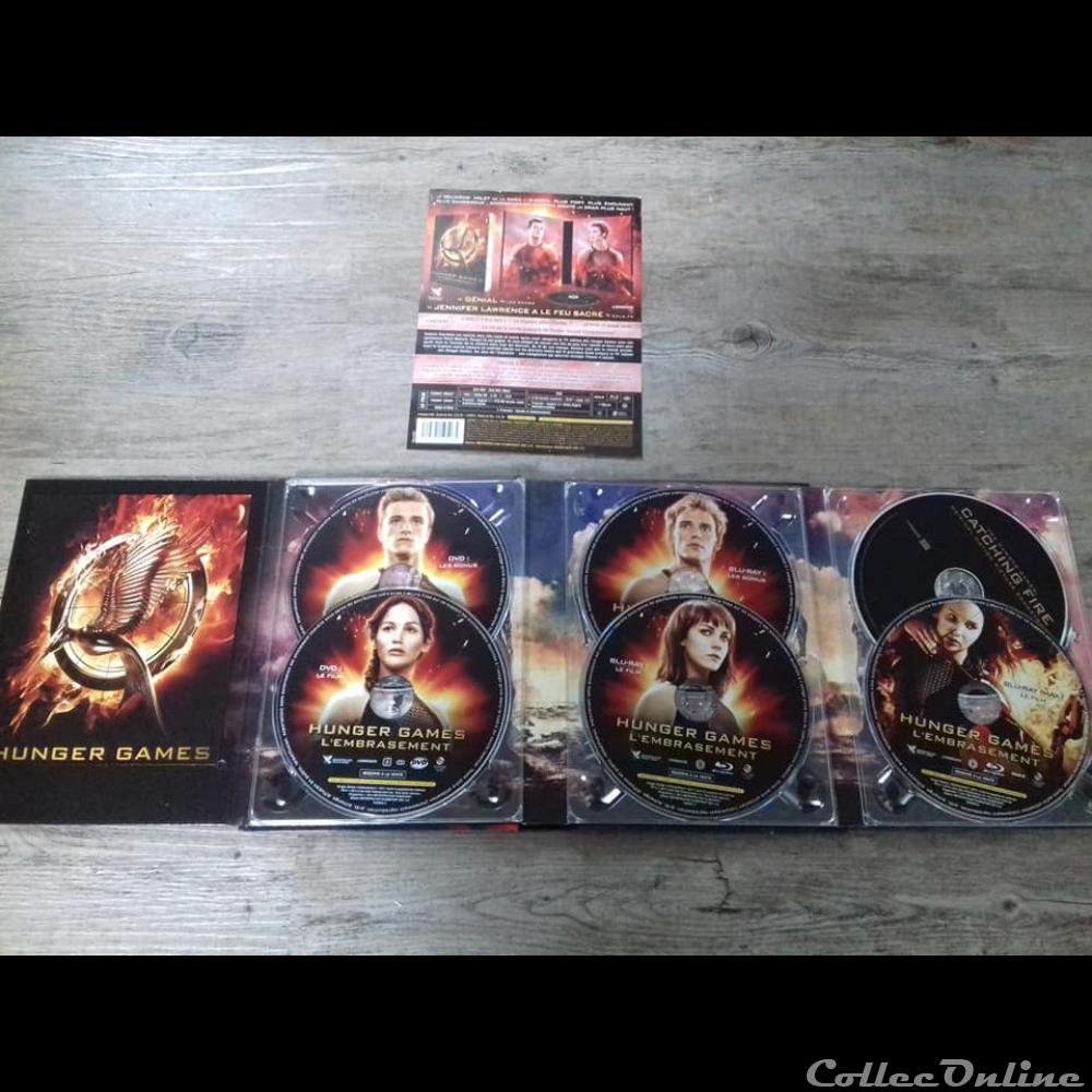 Hunger Games : L'Embrasement - DVD Edition Limitée 3 film blu ray hunger games embrasement dvd edition limitee