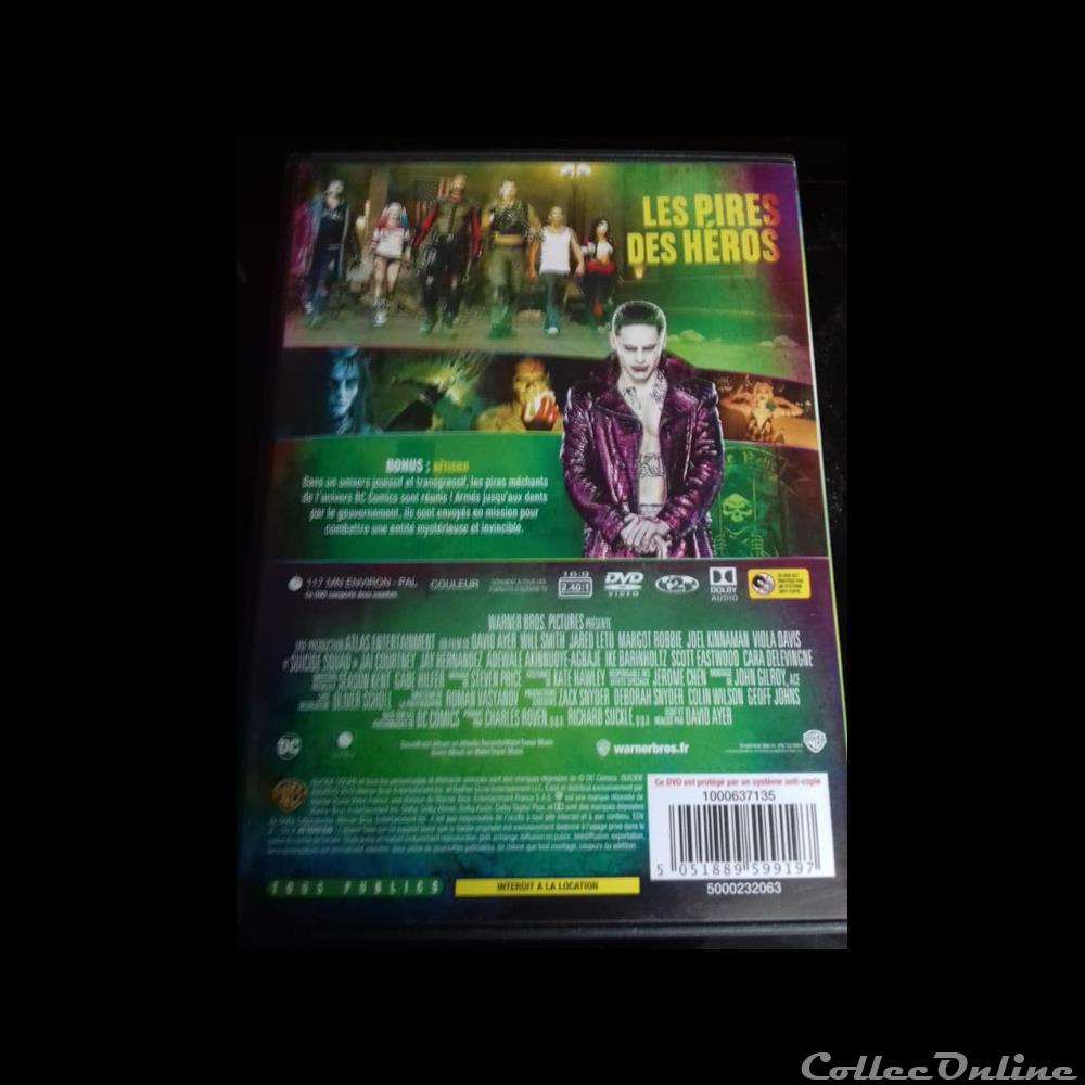 Suicide Squad - Edition simple 3 film dvd blu ray suicide squad edition simple