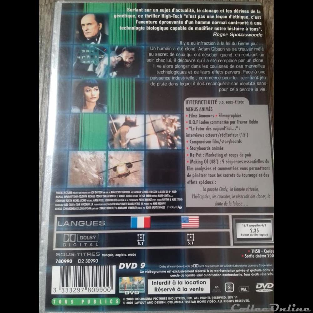 A l'aube du 6ème jour - DVD Edition simple 3 film blu ray a aube du 6eme jour dvd edition simple