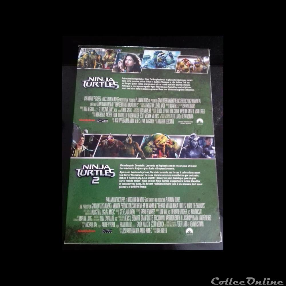 Ninja Turtles 1 & 2 - Coffret 2 films - Edition simple 5 dvd blu ray ninja turtles 1 2 coffret 2 films edition simple