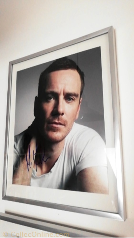 photographie autographe de michael fassbender