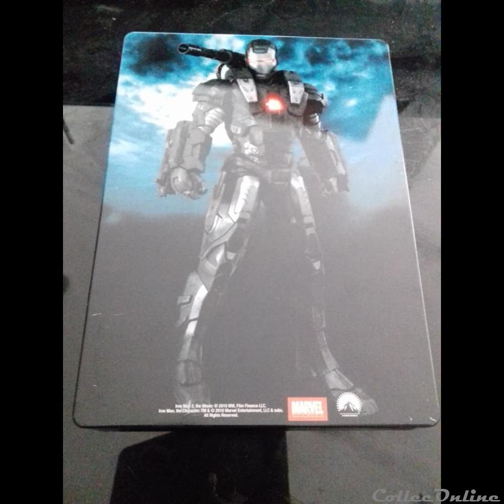 film blu ray iron man 2 edition collector 2 dvd boitier steelbook