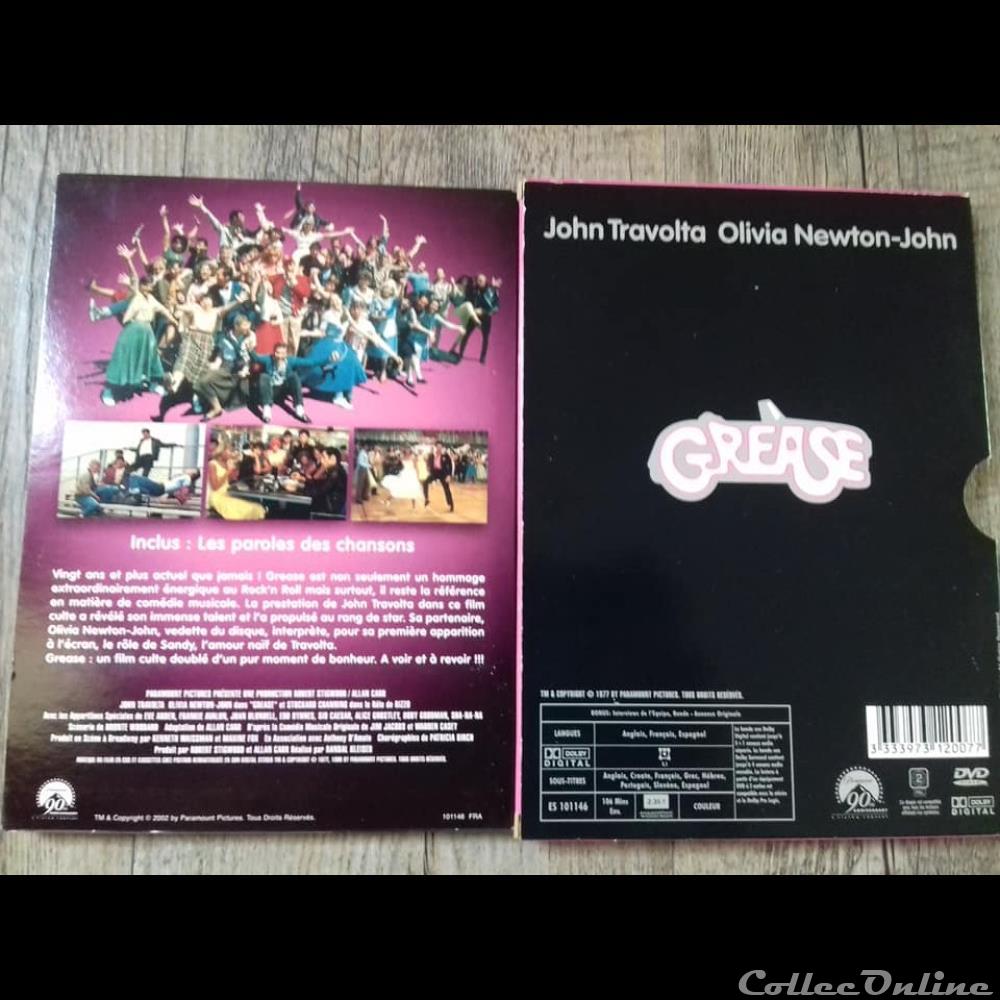 film blu ray grease dvd edition simple