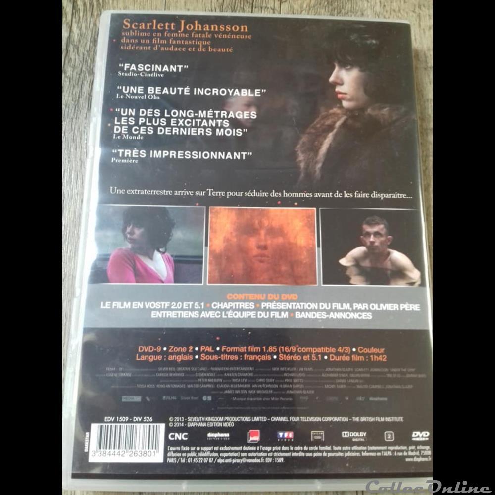 Under the Skin - Edition simple 3 film dvd blu ray under the skin edition simple