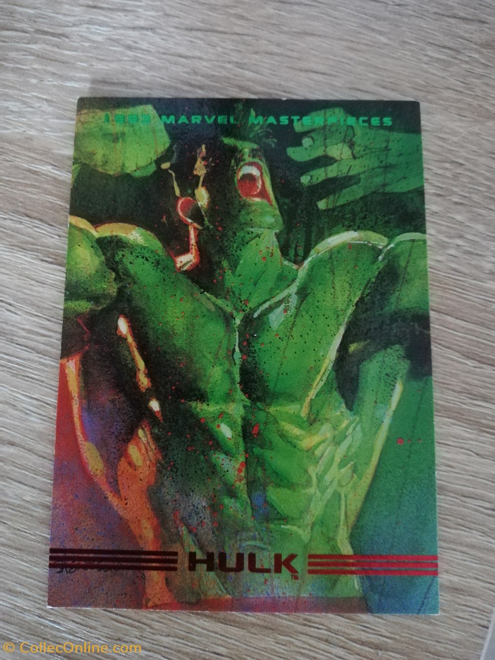 #1 Hulk, Marvel Masterpieces 1993 SkyBox jeux jouets jeu de carte collectionner 1 hulk marvel masterpieces 1993 skybox