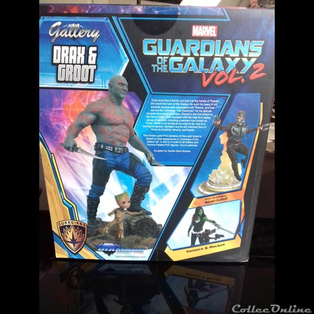figurine comic drax groot gardiens de la galaxie vol 2