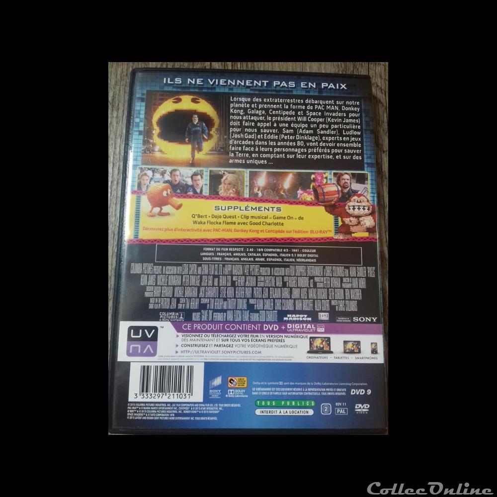 film dvd blu ray pixels edition simple