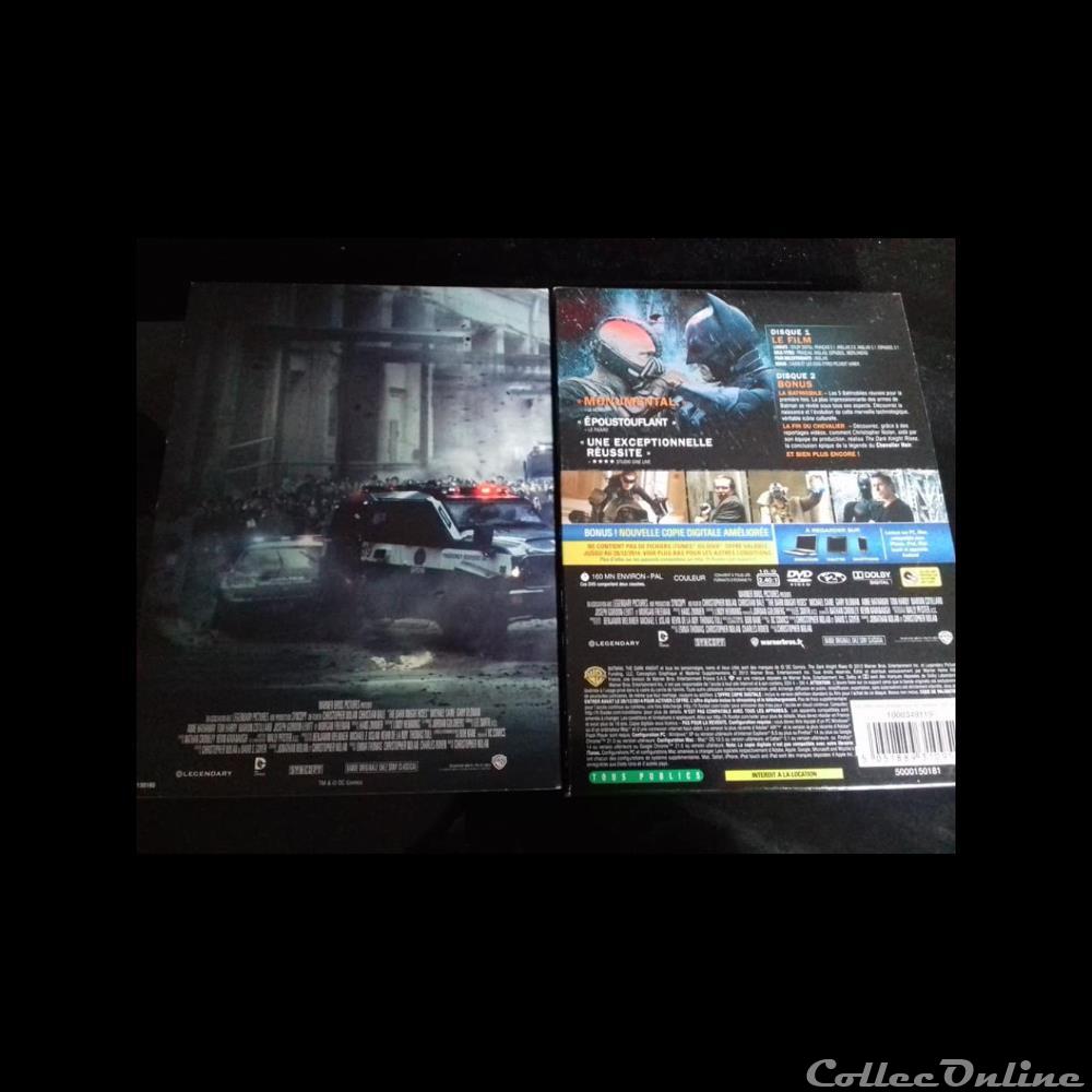 The Dark Knight Rises - Edition Collector 2 DVD 3 film blu ray the dark knight rises edition collector 2 dvd