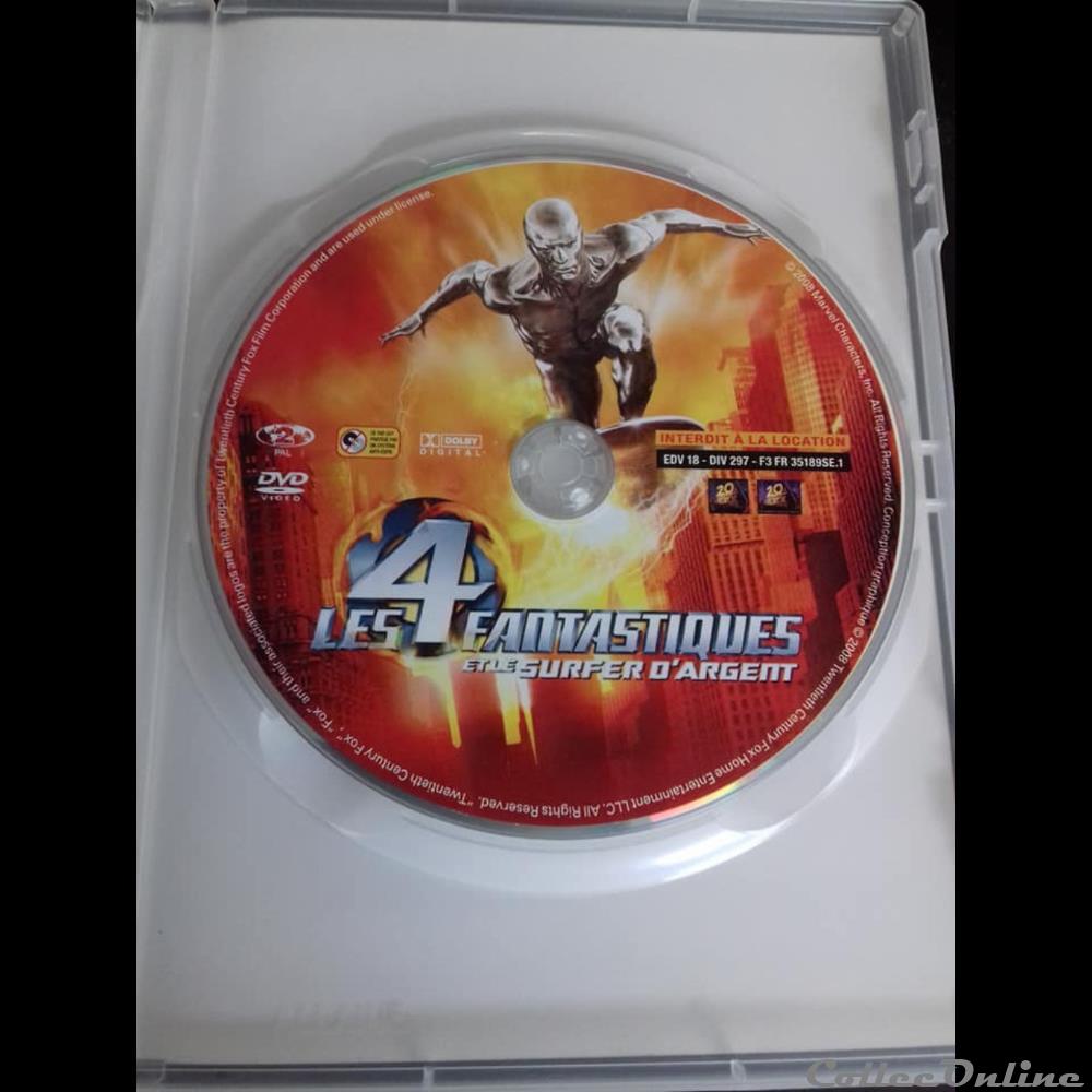 film dvd blu ray les 4 fantastiques et le surfer argent edition simple
