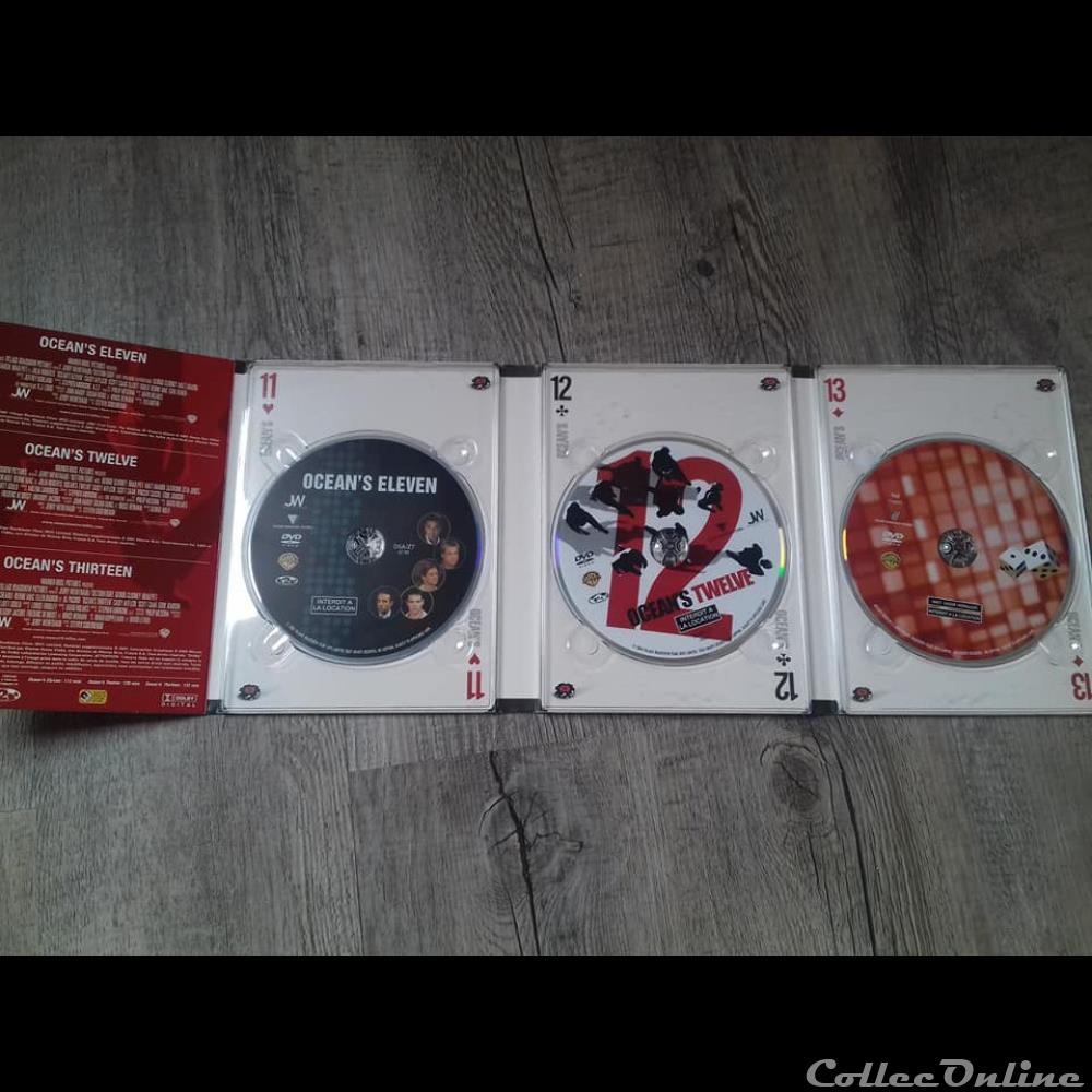 Ocean's 11 + 12 + 13 - Coffret Trilogie 3 film dvd blu ray oceas 11 12 13 coffret trilogie