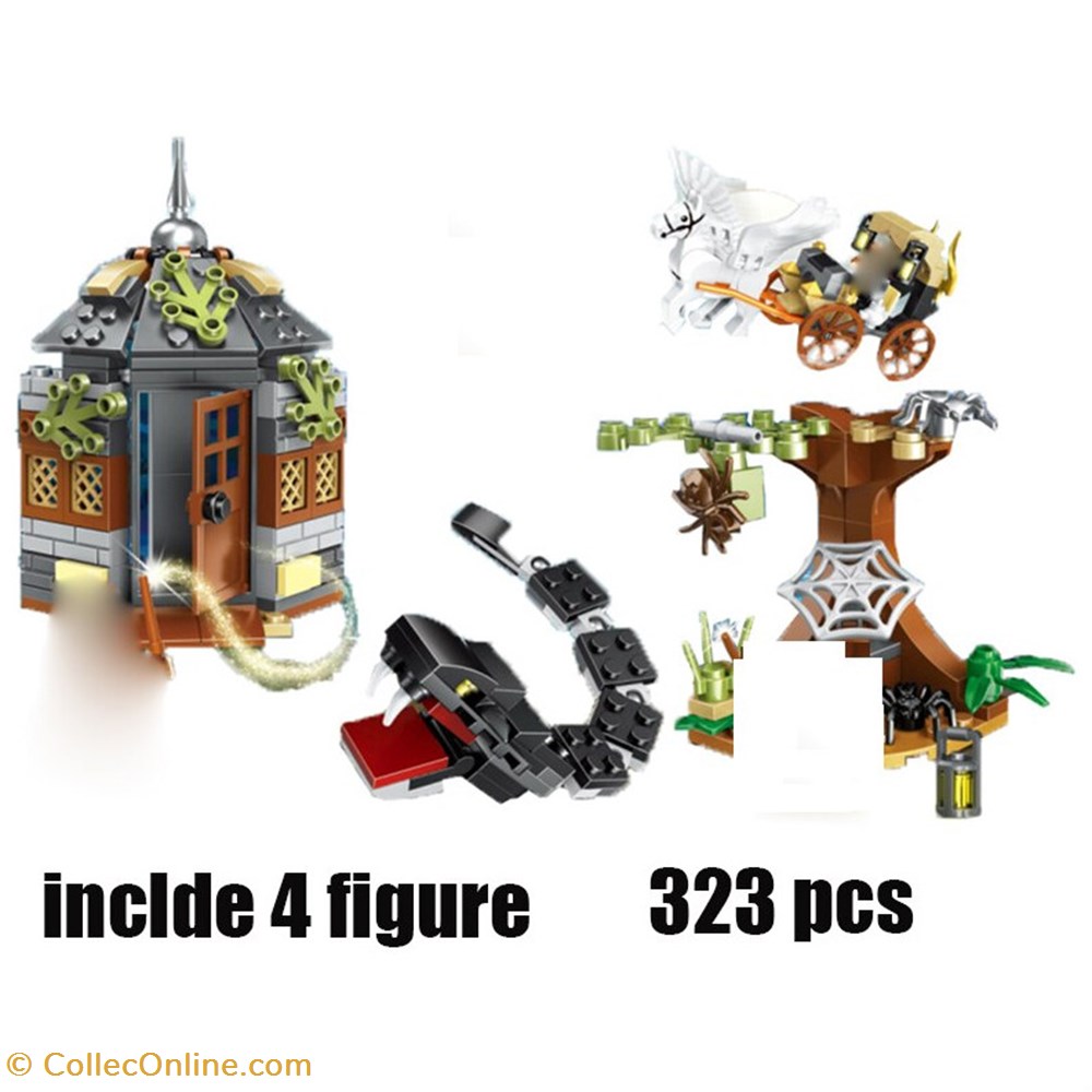 Mix Hagrid Nagini (323 pièces) jeux de societe jouets lego mix hagrid nagini 323 pieces