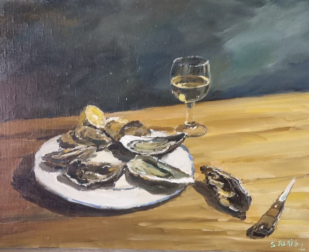art antiquites peintures dessins les huitres stephane ruais