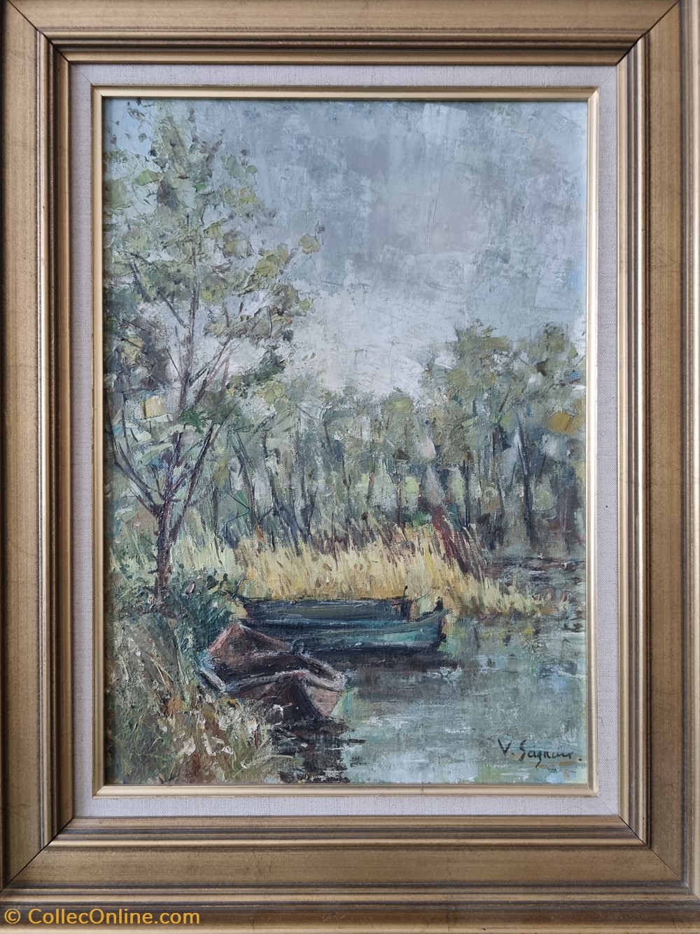 Les Barques (V Seigneur) art antiquites peintures dessins les barques v seigneur